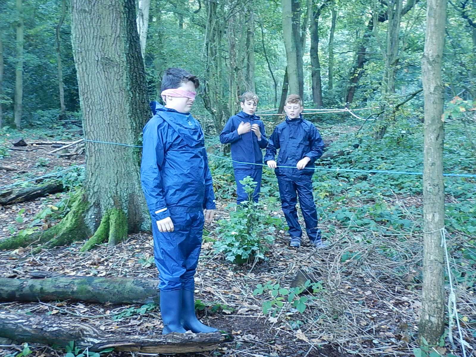 wk4 yr6 blind obstacle course (10) Grace Dieu